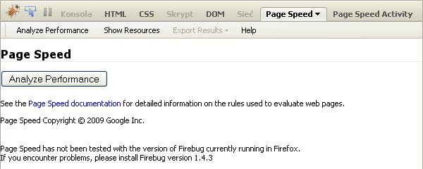 Firebug - page speed Firebug - page speed